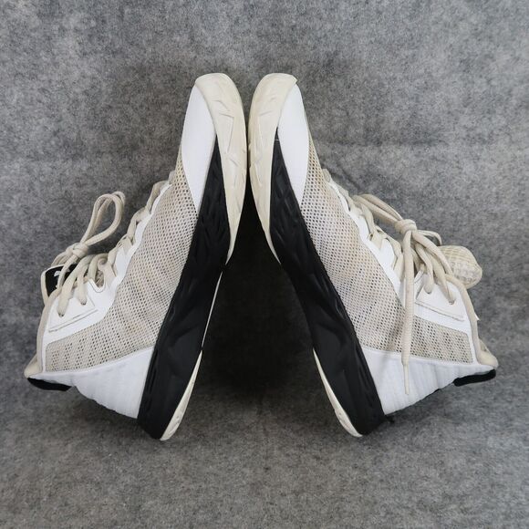 Under Armour Shoes Womens 8 Athletic Trainers Basketball Sports Active White Mid - Picture 11 of 16